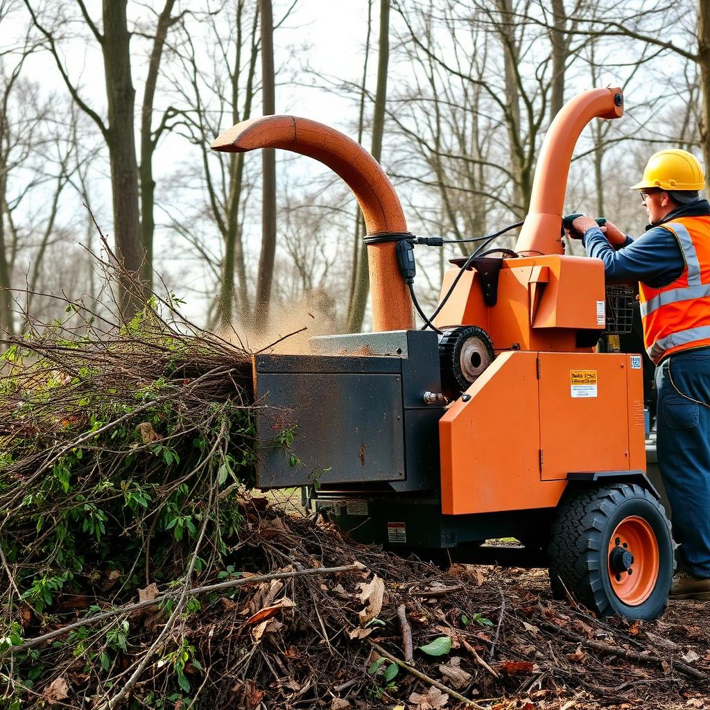 On-Site Wood Chipping